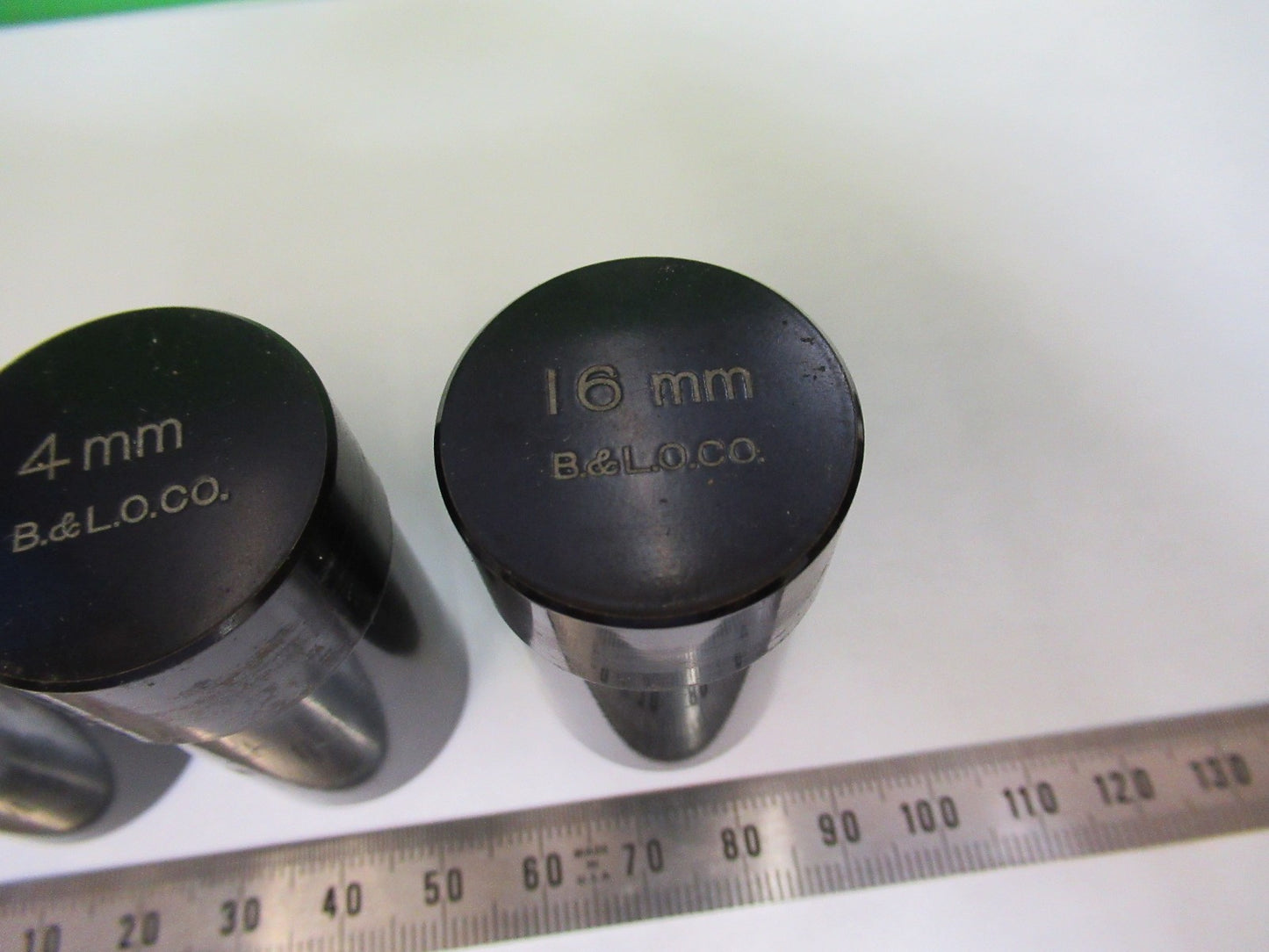 SPENCER AO EMPTY BRASS OBJECTIVE CANS MICROSCOPE PART AS PICTURED T4-B-06
