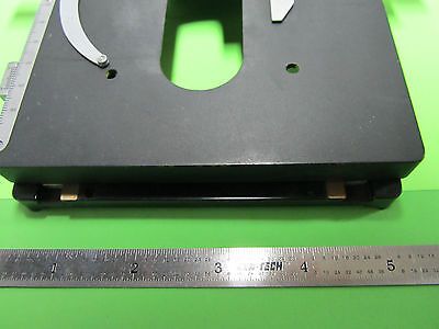 MICROSCOPE PART REICHERT AUSTRIA ZETOPAN STAGE SLIDE MICROMETER AS PICTURED B#29