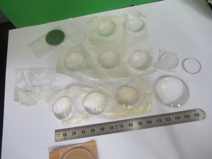 LOT OPTICAL GLASS LENSES ASSORTED LASER OPTICS NICE AS PICTURED U9-A-50