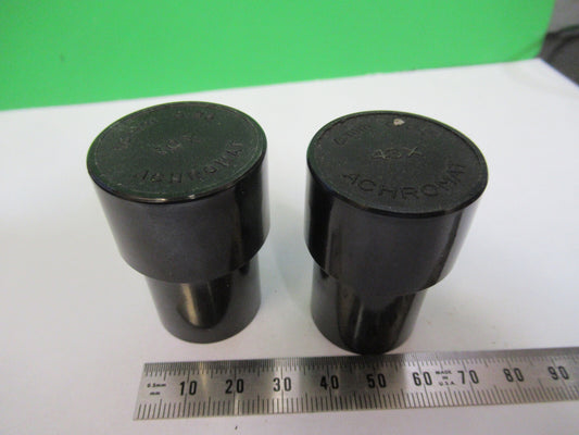 Lot 2 Ea Plastic Empty Objective Container Microscope Part