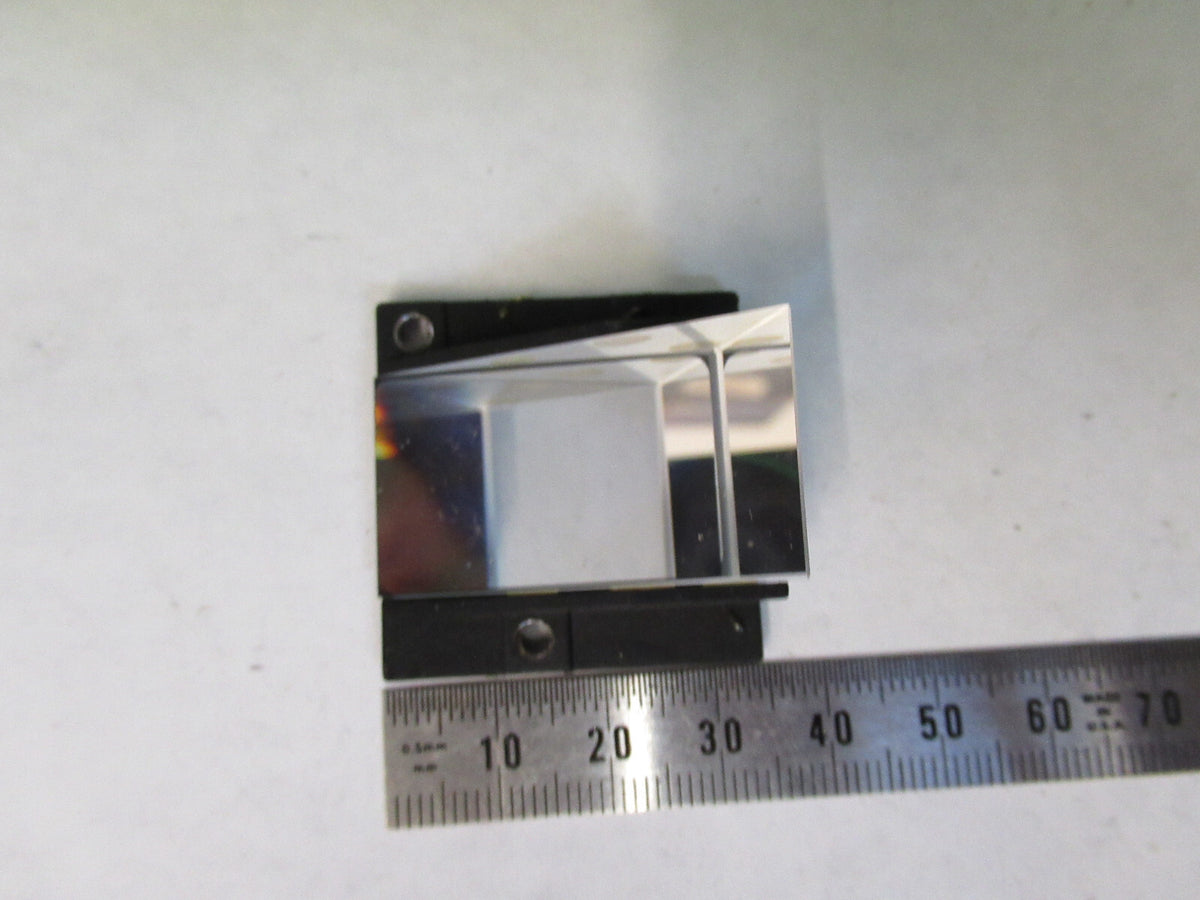 LEITZ WETZLAR GERMANY MOUNTED GLASS PRISM MICROSCOPE PART AS PICTURED X2-A-49