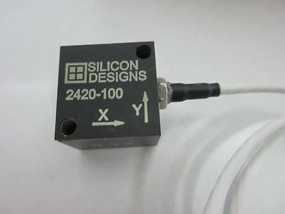 ACCELEROMETER TRIAXIAL SILICON DESIGNS 2420-100 VIBRATION TEST #L9-01