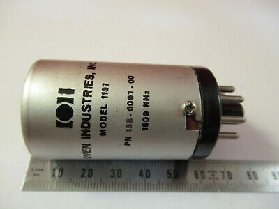 OVEN INDUSTRIES QUARTZ CRYSTAL RESONATOR 1000 KC FREQUENCY AS PICTURED &FT-1-H