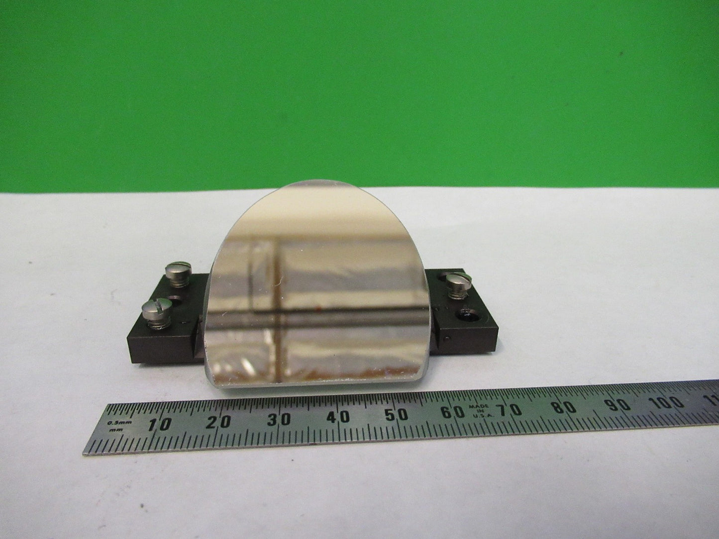 AUS JENA GERMANY MIRROR ASSEMBLY OPTICS MICROSCOPE PART AS PICTURED T2-A-65