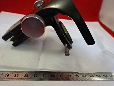 WILD HEERBRUGG SWISS M20 BRASS CONDENSER HOLDER MICROSCOPE HEAVY PART &90-B-43