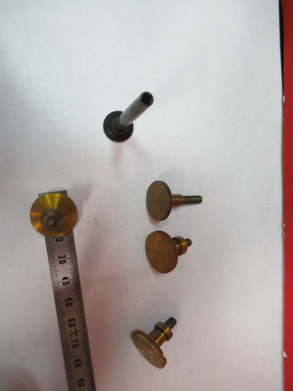 ANTIQUE BRASS LOT VERY OLD SCOPES MICROSCOPE PART AS PICTURED S3-B-03