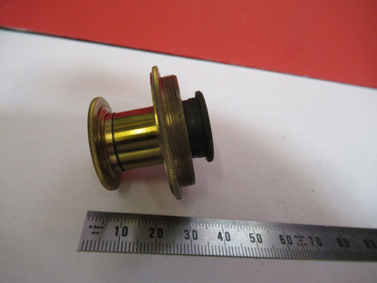 ANTIQUE BRASS UK CONDENSER BECK POLARIZER POL MICROSCOPE AS PICTURED &F8-A-57