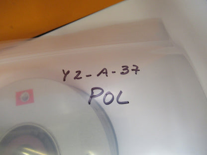 OPTICAL ROTABLE POLARIZER CRYSTAL PRO LASER OPTICS AS PICTURED Y2-A-37