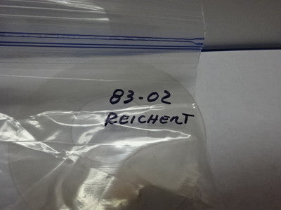 MICROSCOPE PART STAGE GLASS FROSTED REICHERT AUSTRIA OPTICS #83-02