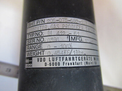 BELL 206 INDICATOR GAS PRODUCER AIRCRAFT PART 206-075-682-107 AS PICTURED C1-A-9