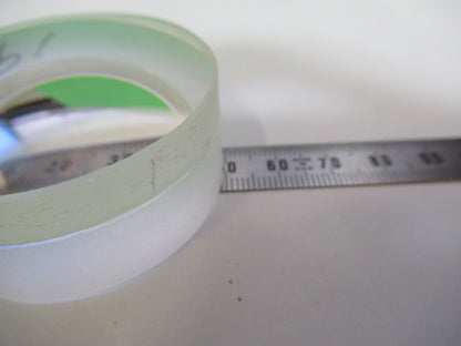 OPTICAL BK7 THICK DOUBLET LENS CONCEX CONCAVE LASER OPTICS AS PICTURED X4-A-83