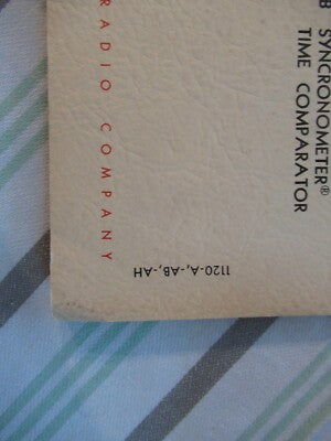 Collectable Rare General Radio Gr 1120-A Frequency Standard Manual 1963