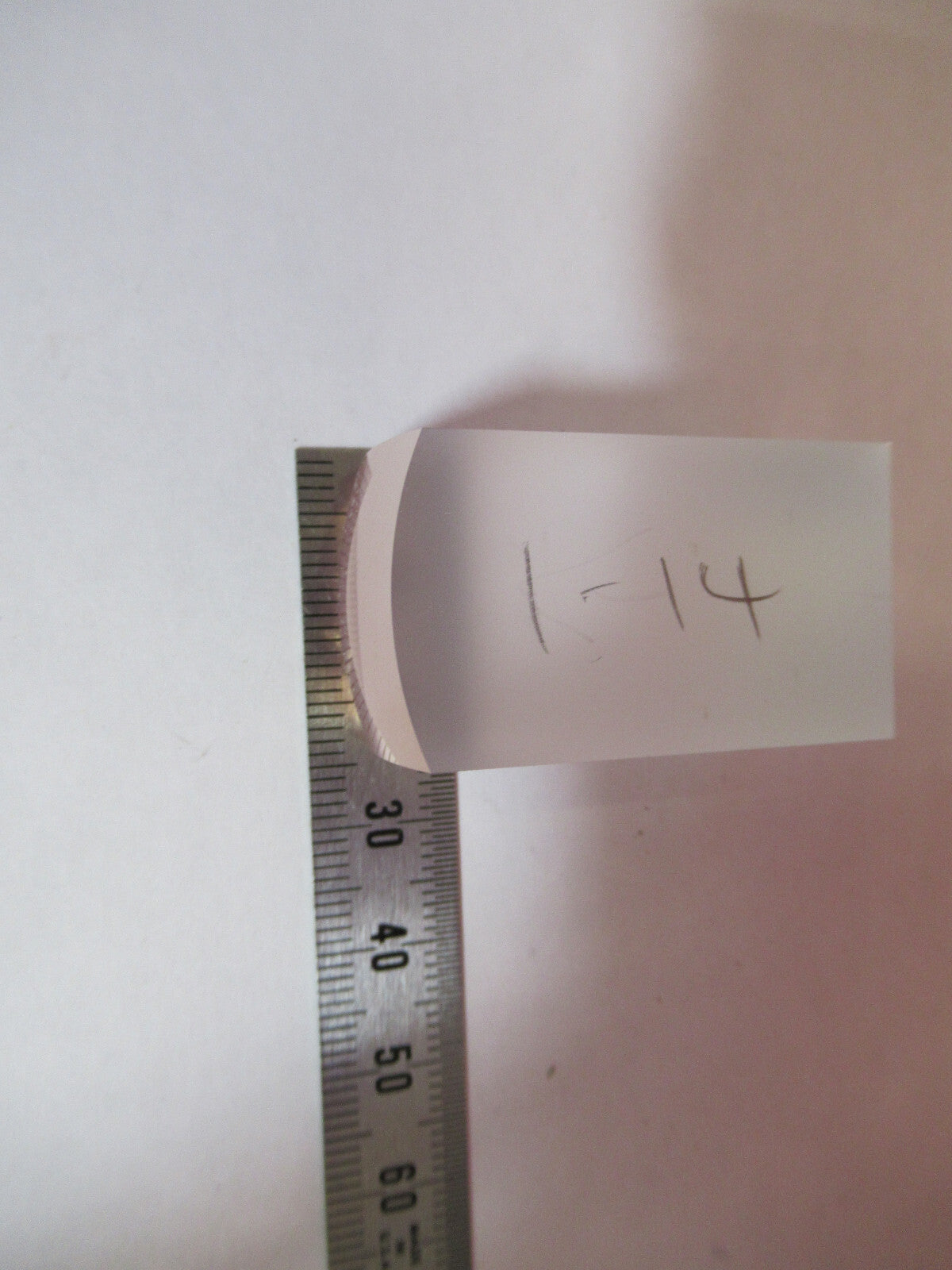 OPTICAL RECTANGULAR CONVEX LENS UNCOATED OPTICS  AS PICTURED T1-A-74
