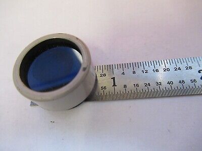 OPTICAL COLLIMATOR OPAQUE FILTER PIECE MICROSCOPE PART OPTICS AS IS &3K-A-07