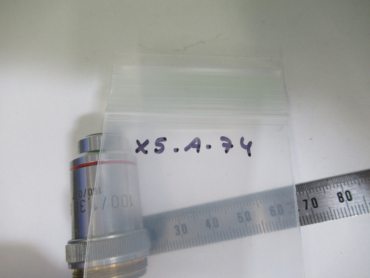 CBS KASSEL GERMANY 100X  /160 OBJECTIVE  MICROSCOPE PART AS PICTURED X5-A-74