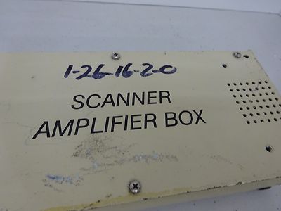 VEECO WYKO DEKTAK PROFILOMETER SCANNER AMPLIFIER BOX AS IS AS PICTURED BIN#TC-2