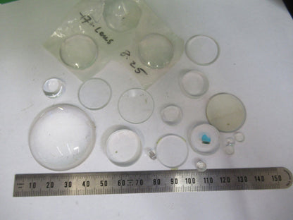 LOT OPTICAL GLASS LENSES ASSORTED LASER OPTICS NICE AS PICTURED U9-A-46