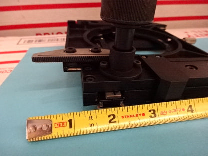 MICROSCOPE PART NIKON OPTIPHOT JAPAN STAGE TABLE MICROMETER AS IS #B6H-02