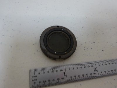 MICROSCOPE PART OPTICAL POL POLARIZER ZEISS GERMANY OPTICS AS IS BIN#N6-98