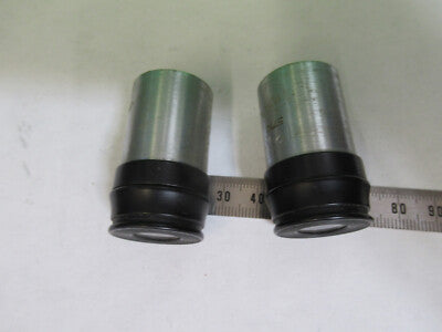 Pair 12X Spencer Lens Co. Eyepiece Ocular Lens Microscope Part