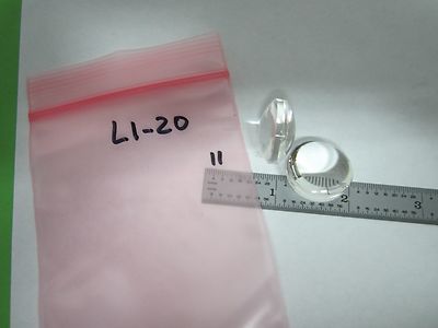 Lot 2 Ea Optical Bi Convex Lenses Laser Optics