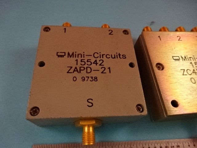 MINI CIRCUITS SPLITTER LOT ZAPD-21 ZC4PD MICROWAVE RF FREQUENCY AS IS #19-A-27