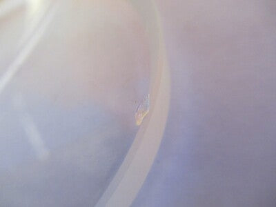 OPTICAL BK7 CONVEX CONCAVE LARGE LENS [chip edge) OPTICS AS PICTURED &27-B-13