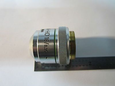 OPTICAL MICROSCOPE OBJECTIVE ZEISS GERMANY HD EPIPLAN 16X OPTICS BIN#AXIO