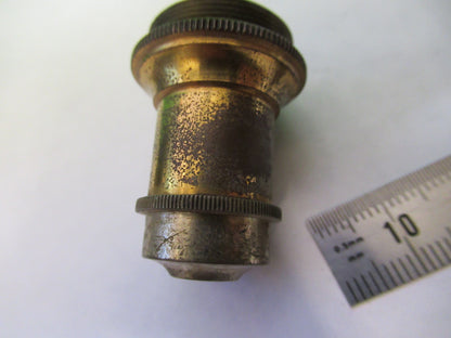 WATSON LONDON ANTIQUE BRASS OBJECTIVE MICROSCOPE PART OPTICS AS PICTURED X6-A-88
