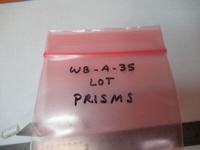 Lot 3 Ea Mini Prisms Optical Glass Mil Spec Laser Optics