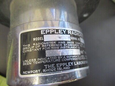 EPPLEY NORMAL INCIDENCE PYRHELIOMETER LIGHT INTENSITY SENSOR AS PICTURED A7-A-01