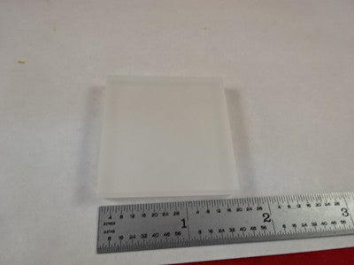 OPTICAL FUSED SILICA GLASS SLAB OPTICS AS IS #M2-B-18