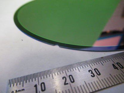 SILICON WAFER SINGLE CRYSTAL 5" DIAMETER COATED AS PICTURED &S8-A-59
