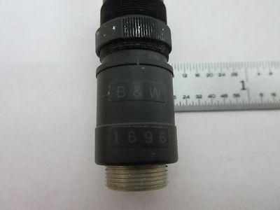 OPTICAL MICROSCOPE PANASONIC MINI VIDEO CAMERA + FILTER  JAPAN OPTICS BIN#J6-08
