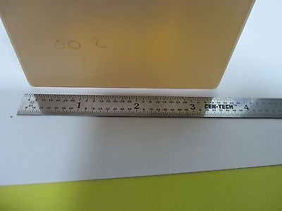 HUGE THICK AMAZING OPTICAL ZERODUR COATED DICHROIC MIRROR LASER OPTICS BIN#Q1-44