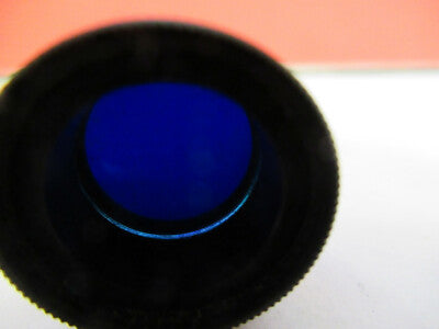 R457 BLUE LENS FILTER OPTICS MICROSCOPE PART AS PICTURED &B3-B-11