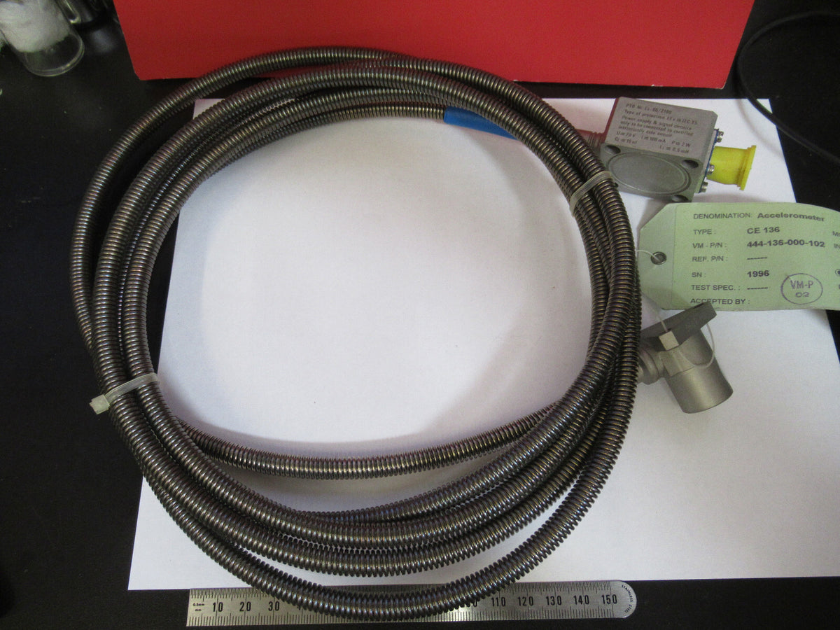 MEGGITT VIBRO-METER CE 136 444-136-000-102 ATEX ACCELEROMETER AS PICTURED S6-A-7