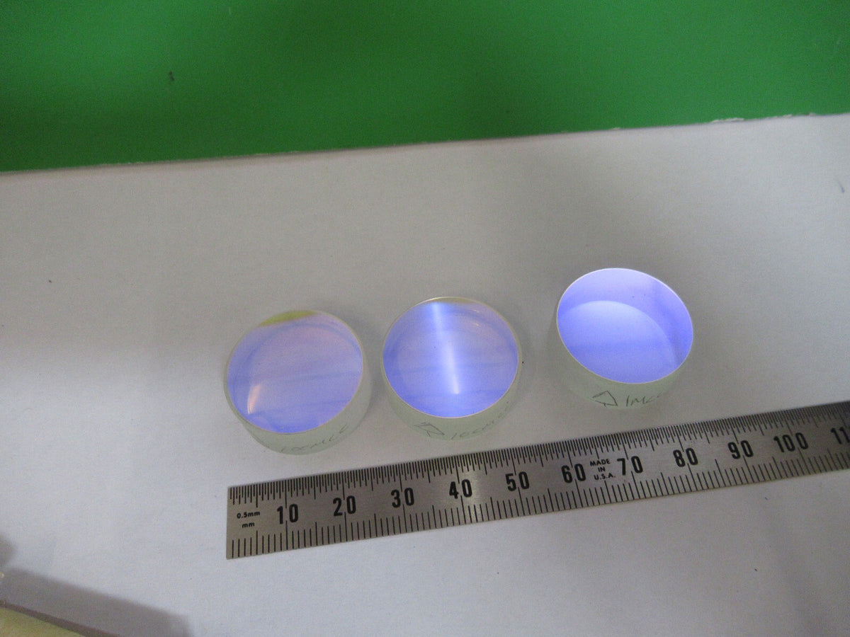 Optical ex-NASA Lot Lenses Infrared Coated Laser Optics
