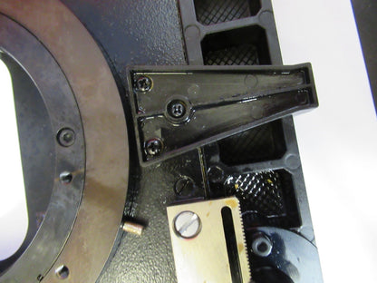 LEICA LEITZ GERMANY DMRB XY STAGE TABLE MICROSCOPE PART AS PICTURED T8-b-16