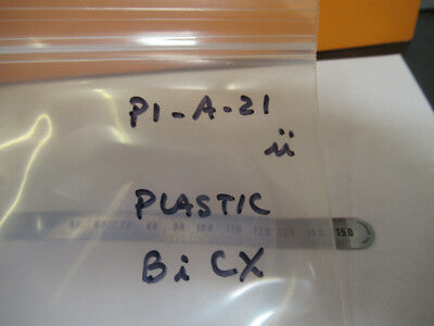 OPTICAL LARGE PLASTIC LENS BI CONVEX OPTICS AS PICTURED P1-A-21