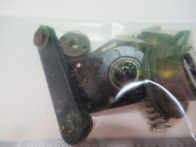 Antique Brass Bausch & Lomb Spare Guts Microscope Part Optics
