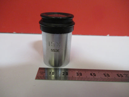 SPENCER 15X AO EYEPIECE OCULAR LENS MICROSCOPE PART As Pictured S8-B-29