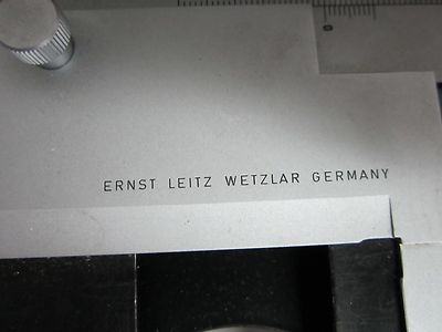 MICROSCOPE DIALUX LEITZ WETZLAR GERMANY STAGE MICROMETER TABLE OPTICS BIN#K8i