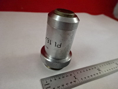 LEITZ WETZLAR GERMANY OBJECTIVE PL 16X MICROSCOPE OPTICS AS IS BIN#W4-G-05