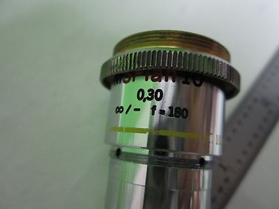 MICROSCOPE PART OBJECTIVE OLYMPUS MSPLAN 10X DIC OPTICS AS IS BIN#S2-B-14