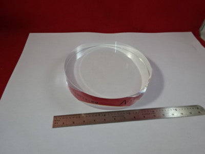 Optical Flat Fused silica 4" Diameter 1/10 Wavelength Optics Nice