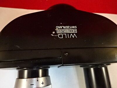 MICROSCOPE PART WILD HEERBRUGG SWISS M20 HEAD OPTICS BINOCULAR AS IS #AD-22