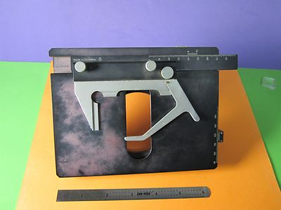 MICROSCOPE PART DIALUX LEITZ GERMANY STAGE SLIDE MICROMETER AS PICTURED BN#36