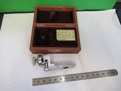 ERNST LEITZ GERMANY BEREK COMPENSATOR MICROSCOPE PART AS PICTURED B7-B-17