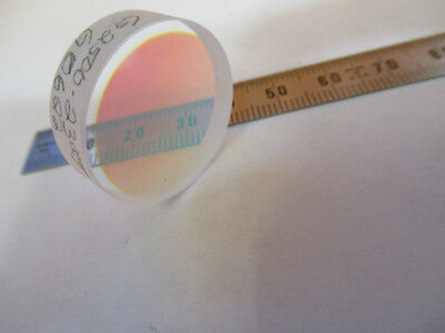 OPTICAL FLAT 532nm DICHROIC MIRROR FILTER HP OPTICS AS PICTURED hp-g2500
